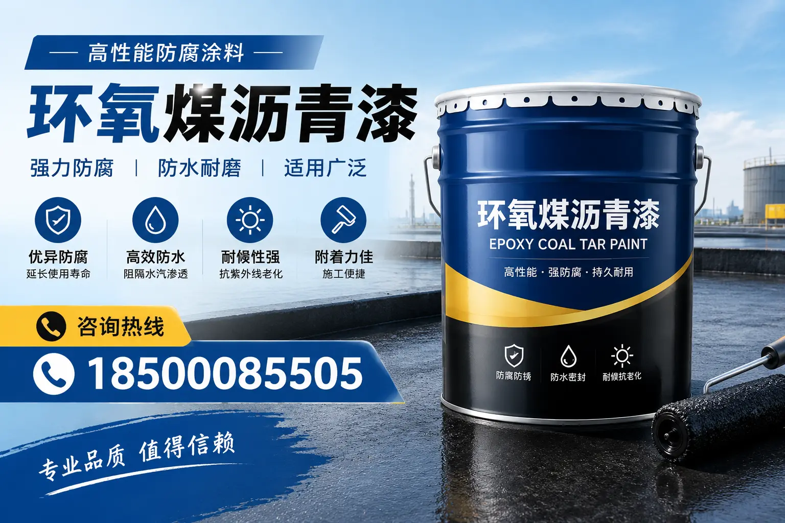 环氧煤沥青漆的主要成分与功能，宣城用户深度了解