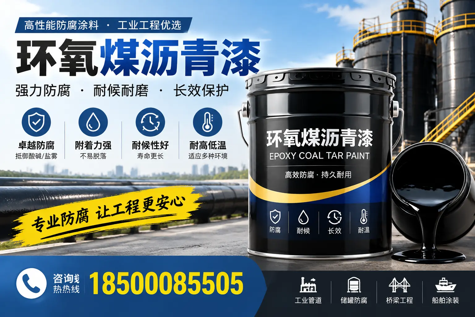 环氧煤沥青漆的施工方法与注意事项，确保在宣城顺利完成